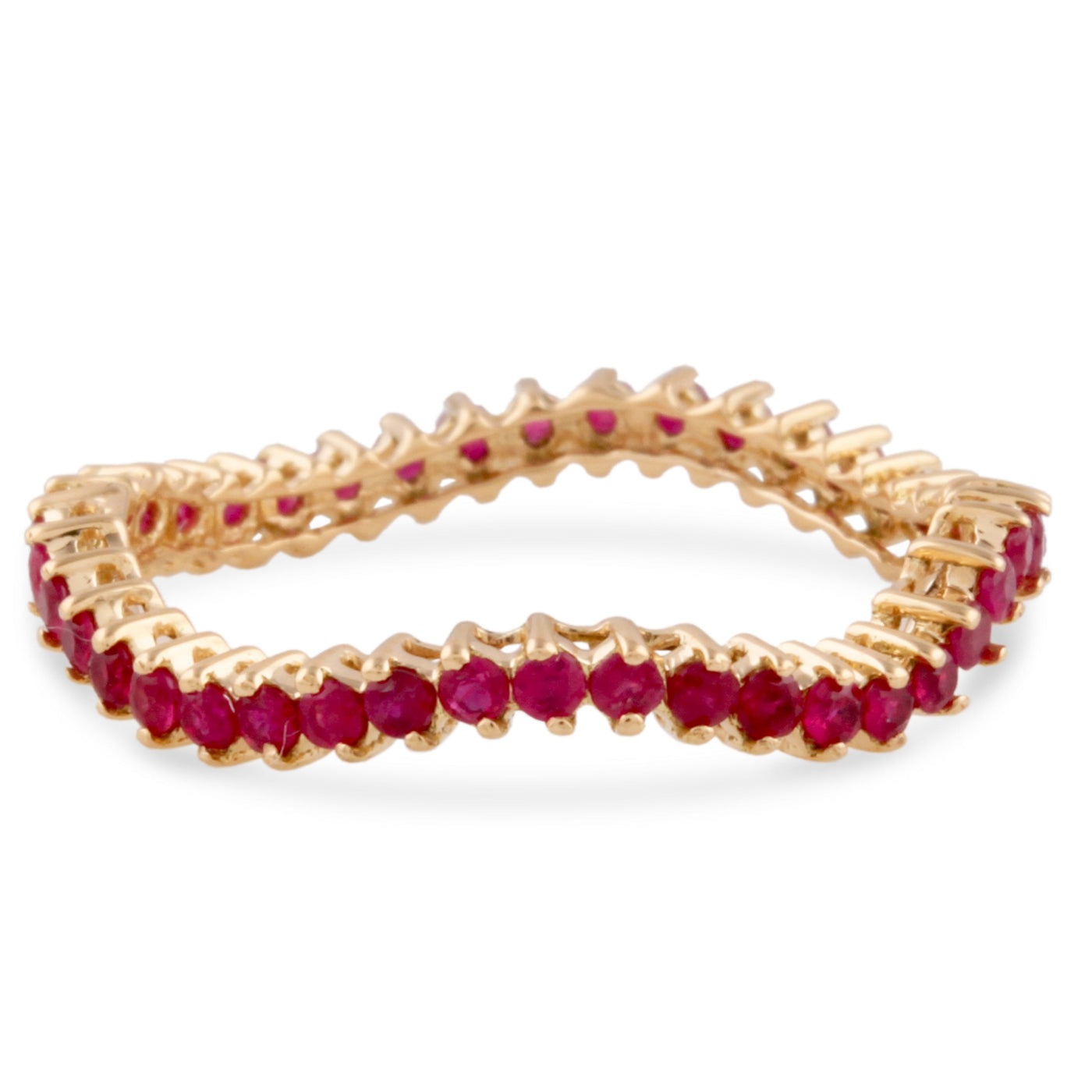 18K Gold Ruby Ring – Dazzle Collection