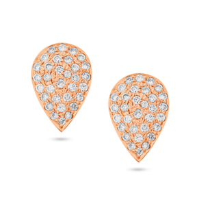 18K Rose Gold Diamond Earrings – Designer Fine Jewelry by Tresor Collection