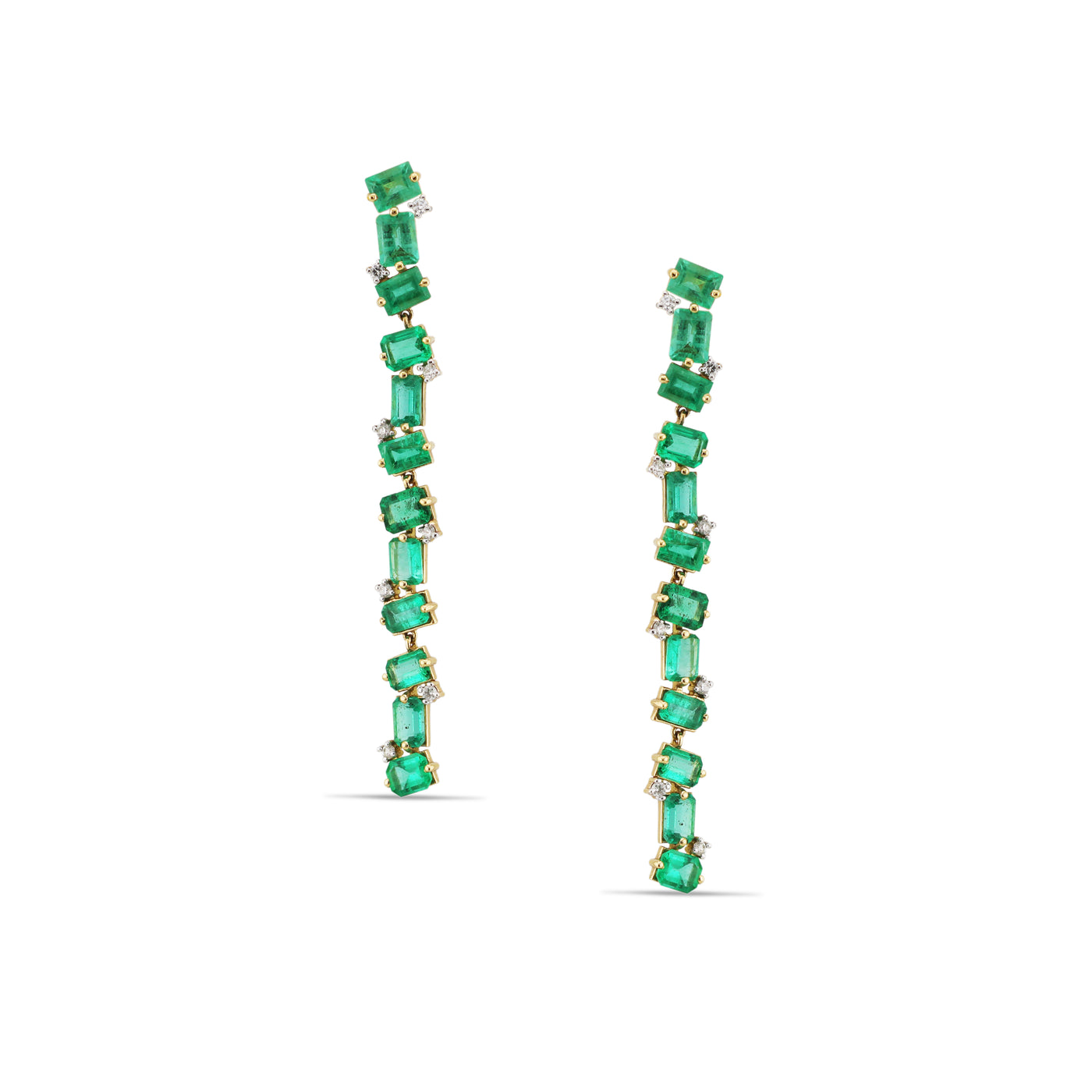 Gemstone Earring In 18K Yellow Gold