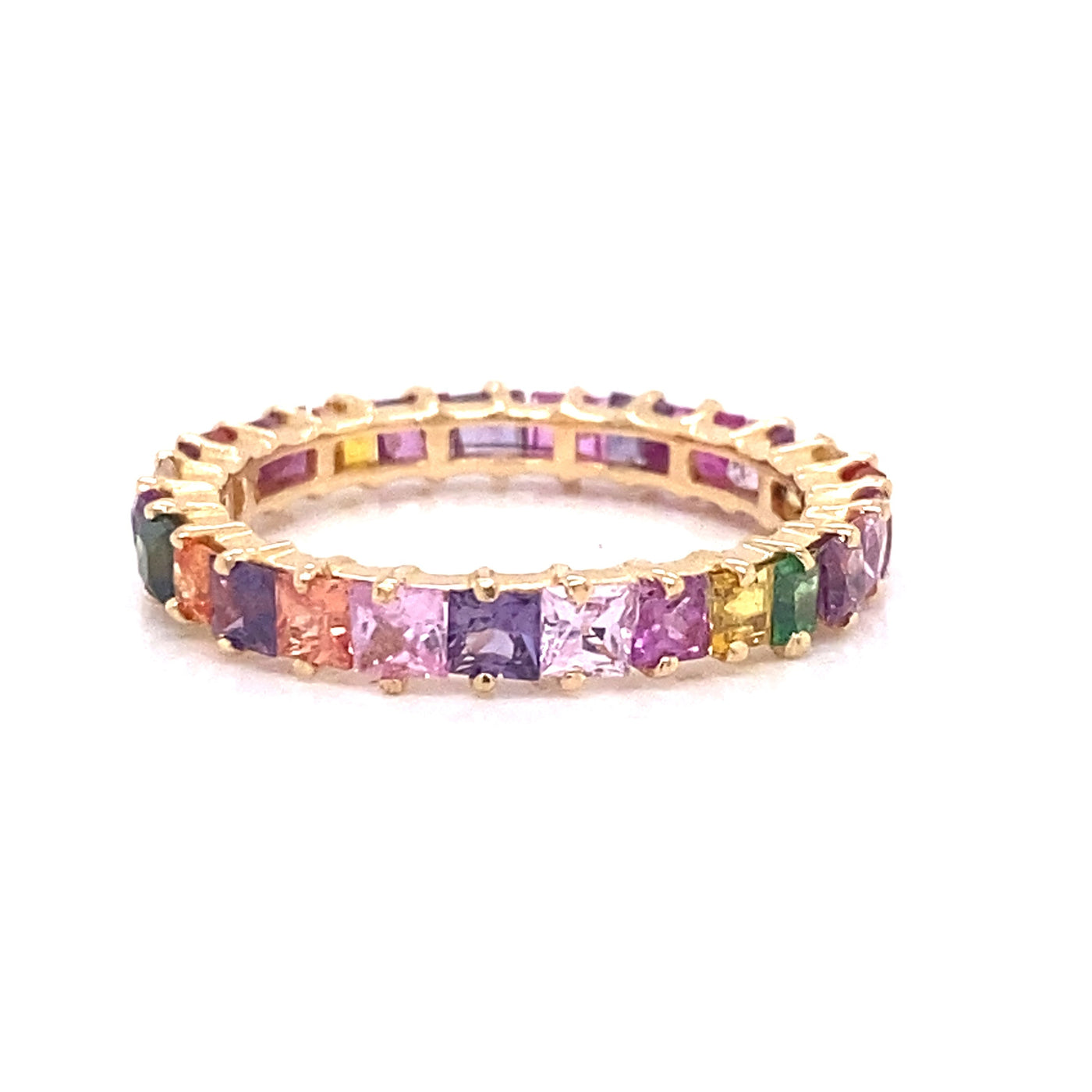 18K Gold Multicolor Sapphire Ring – Designer Fine Jewelry by Tresor Collection