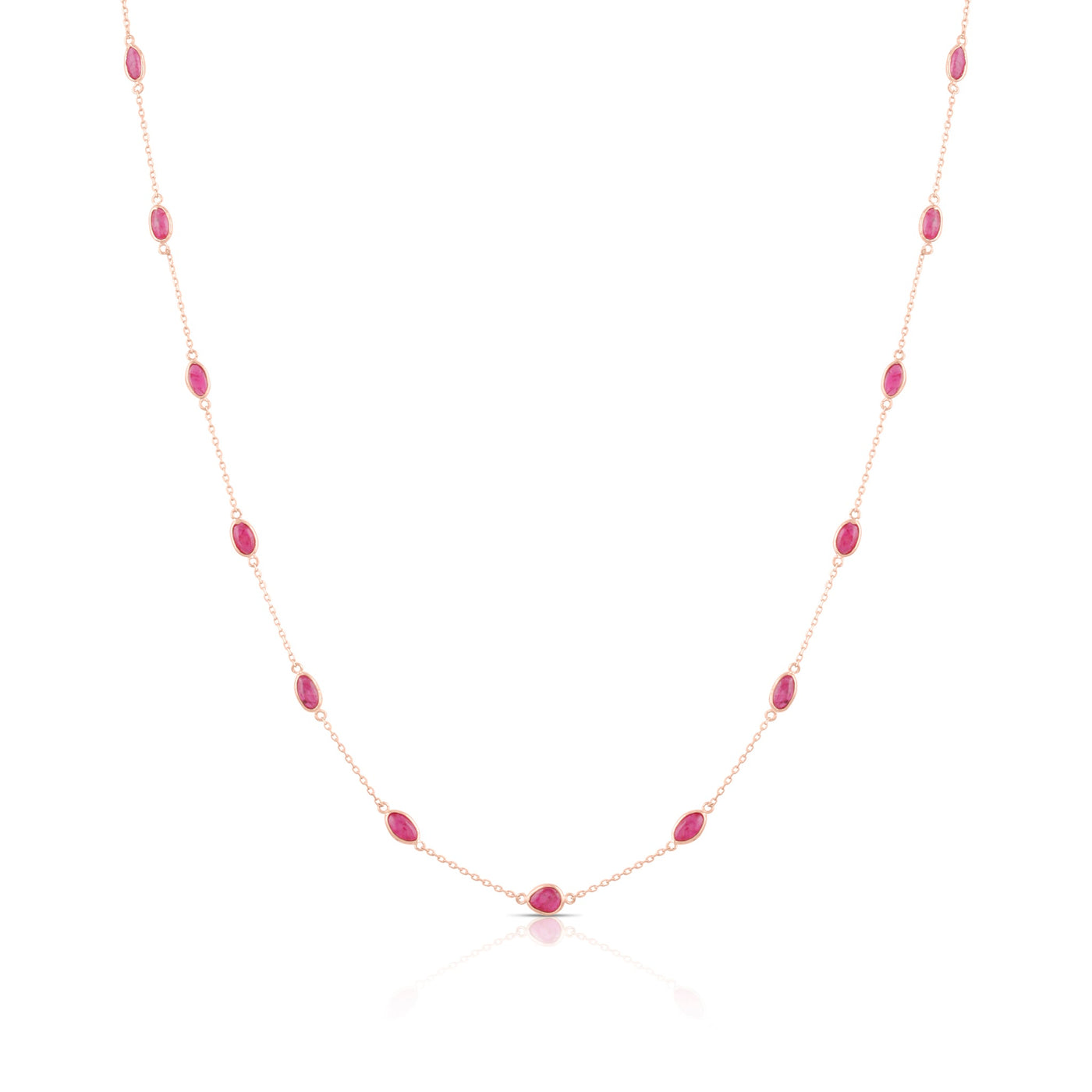 18K Gold Ruby Necklace – Tresor Collection