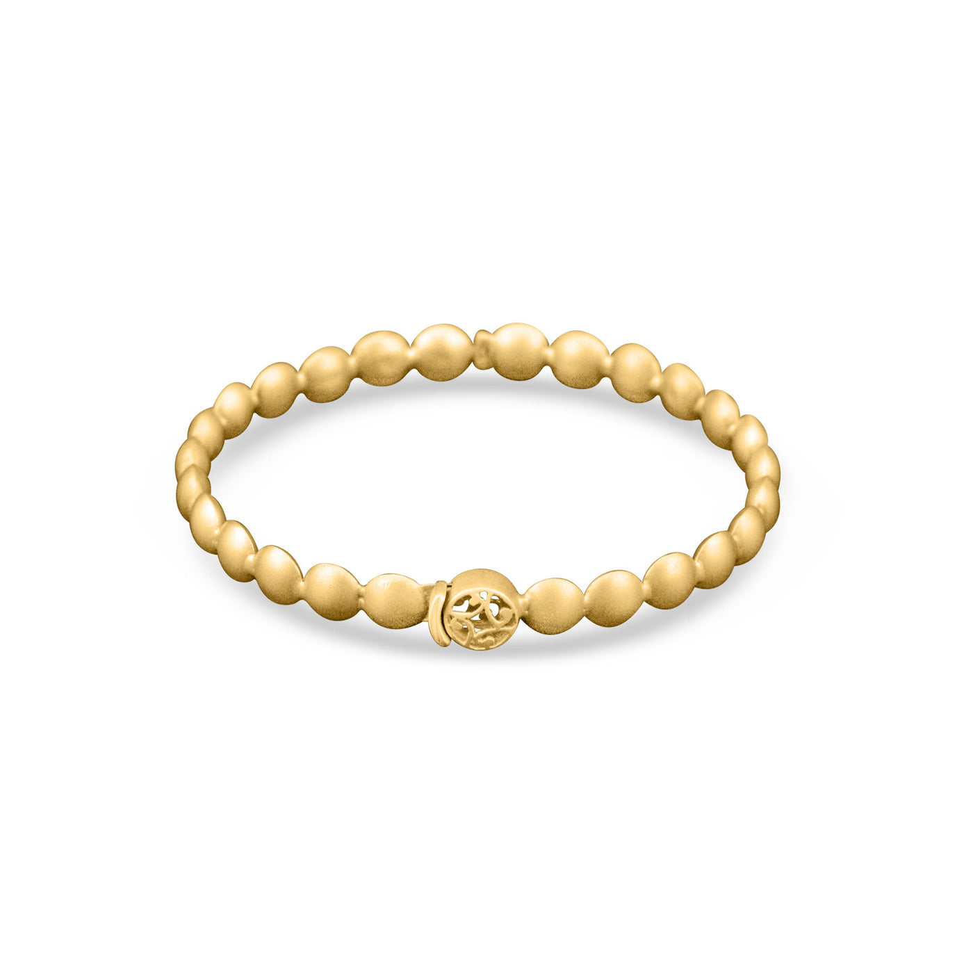 Pure 18K gold minimalist bracelet — luxury handcrafted