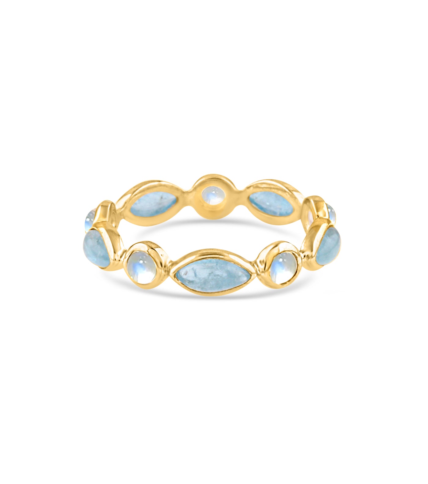 Gemstone Ring In 18K Yellow Gold