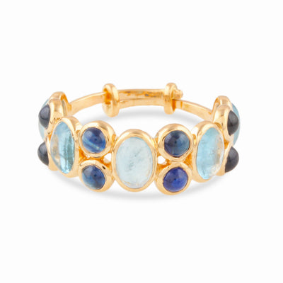 Gemstone Ring In 18K Yellow Gold