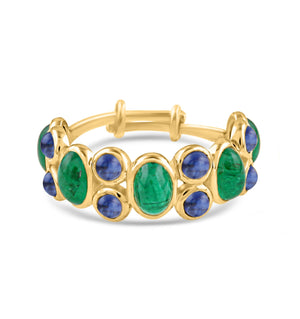Gemstone Ring In 18K Yellow Gold - Tresor Collection