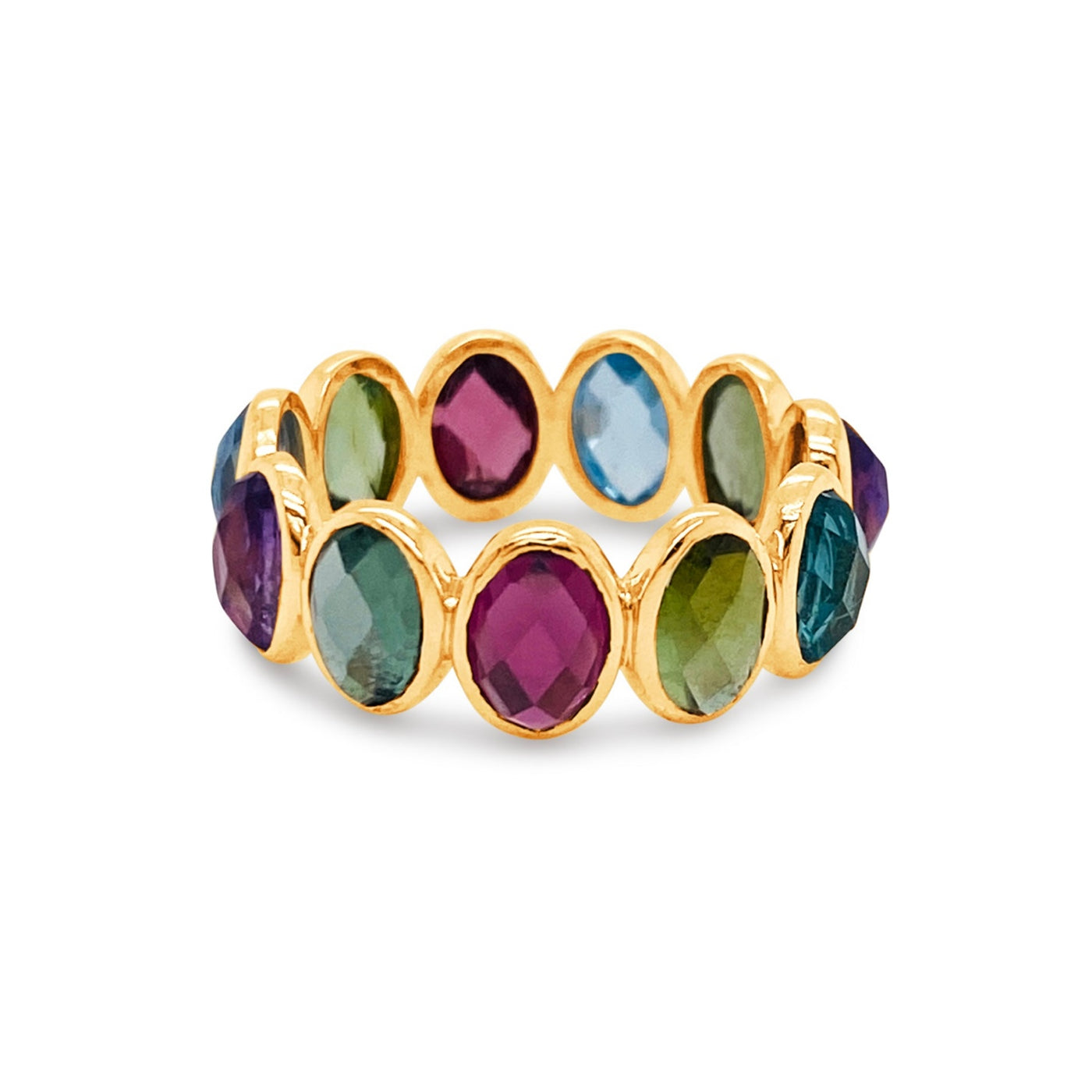 Gemstone Ring In 18K Yellow Gold