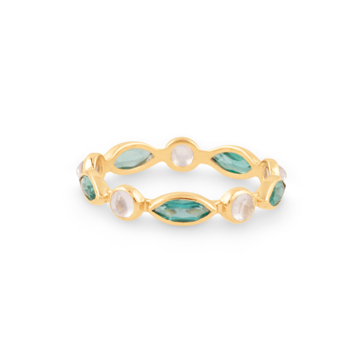 Gemstone Ring In 18K Yellow Gold