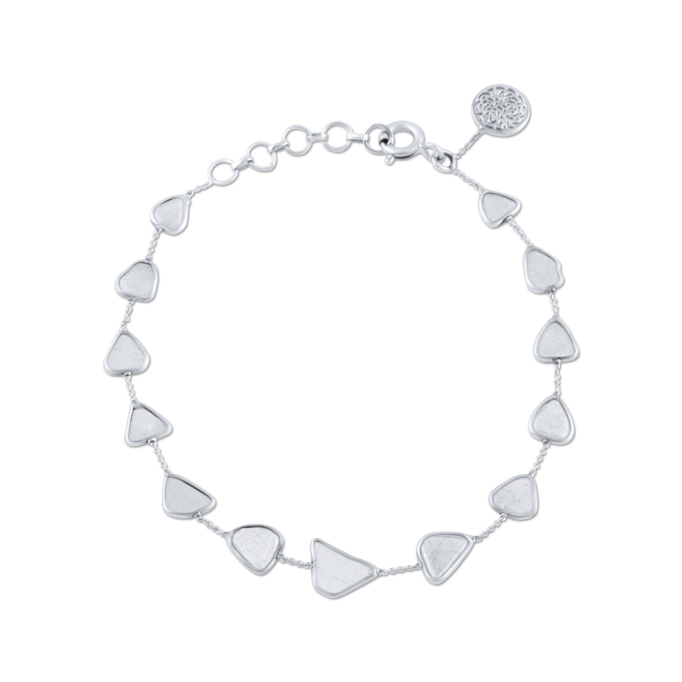 18K White Gold Diamond Bracelet by Tresor Collection