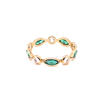 Gemstone Ring In 18K Yellow Gold